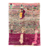 Berber carpet Boujaad mottled multicolored 245x154cm