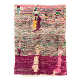 Berber carpet Boujaad mottled multicolored 245x154cm