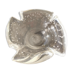 cendrier en cristal incrusté