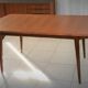 Table design scandinave en teck