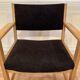 Set of 4 armchairs stamped Hans Wegner "Scandinavian design" 1960.
