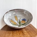 Thistle and ears of wheat salad bowl