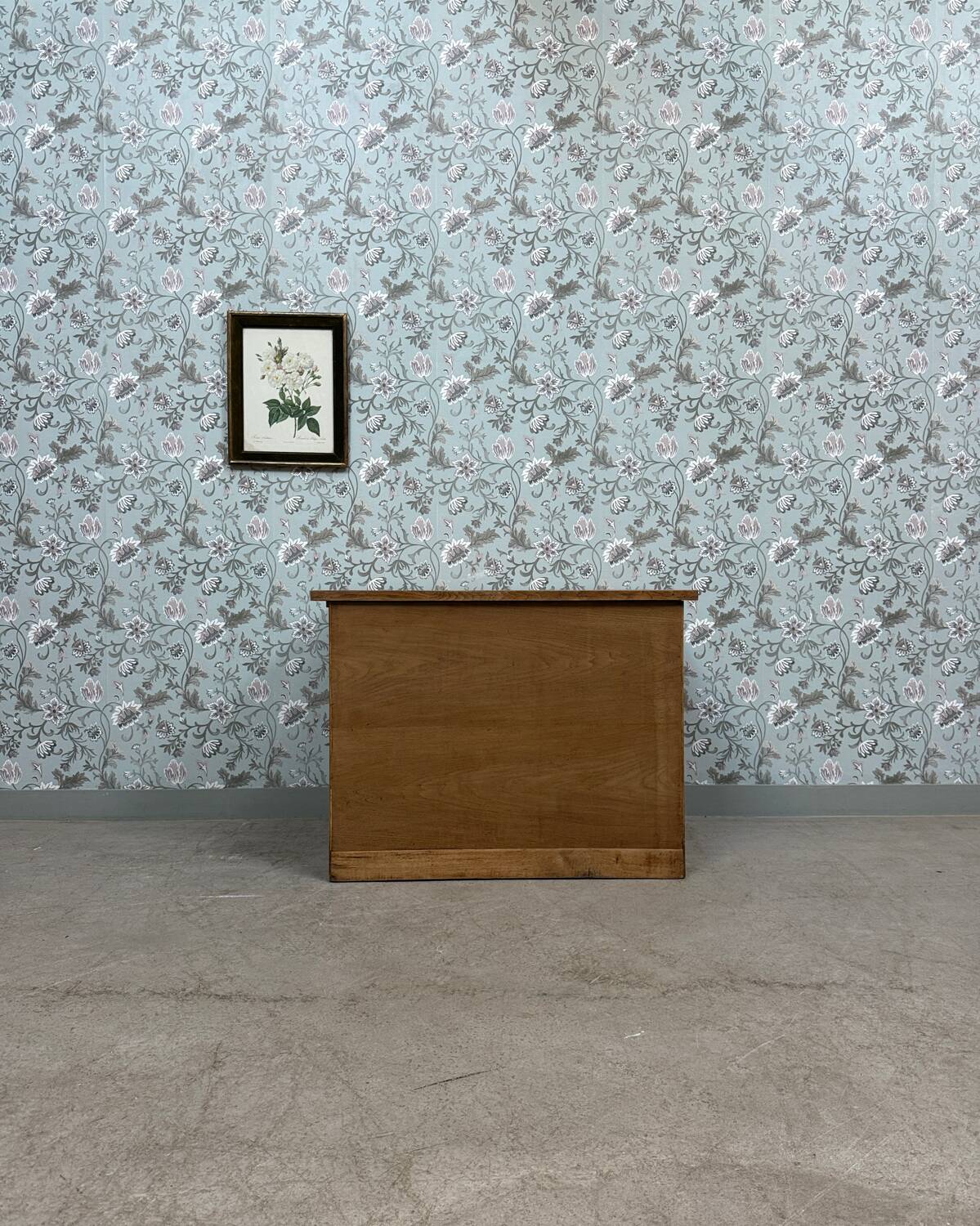 Oak half-minister's desk (renovated)