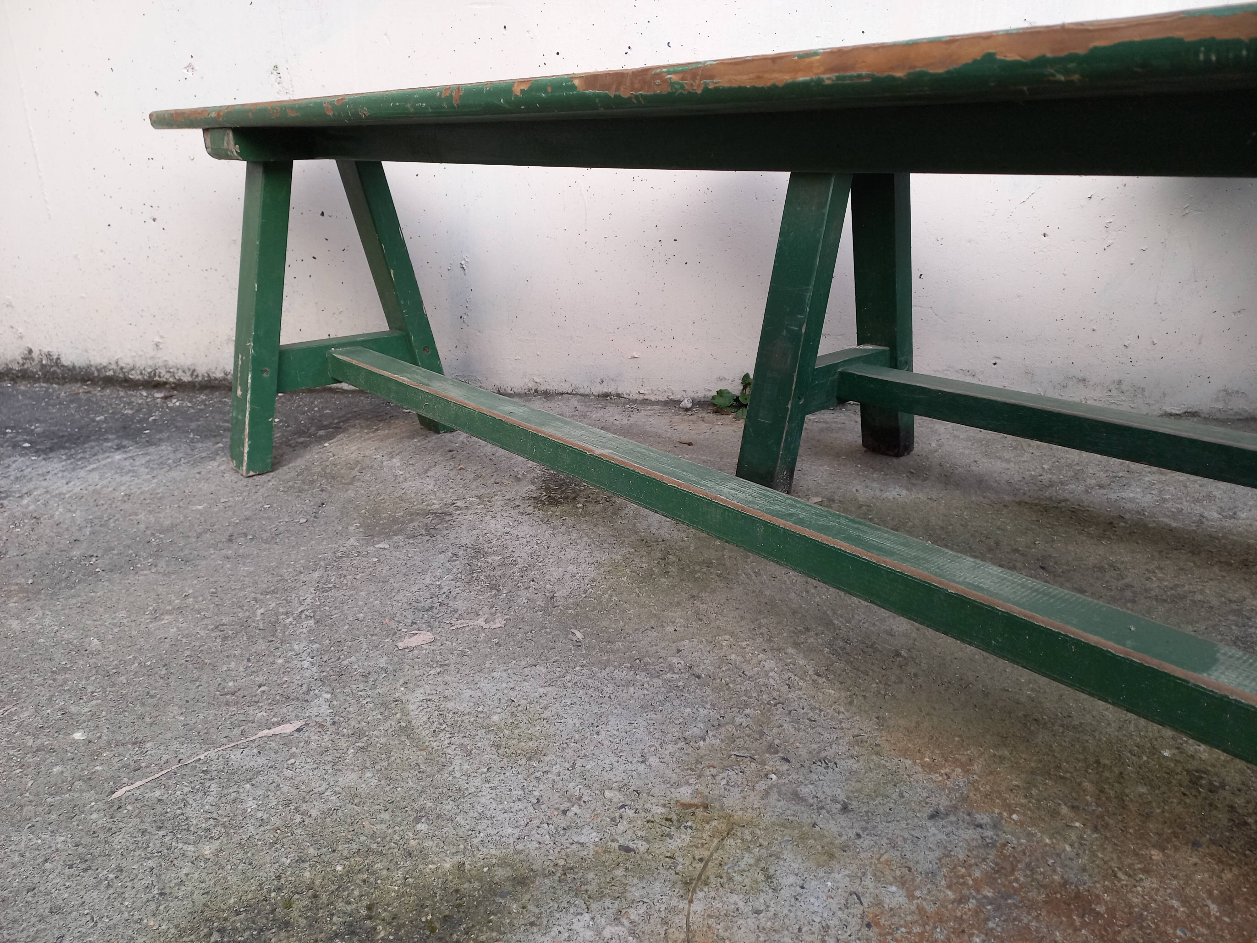 Benches of guinguettes, lot of 5