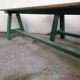 Benches of guinguettes, lot of 5