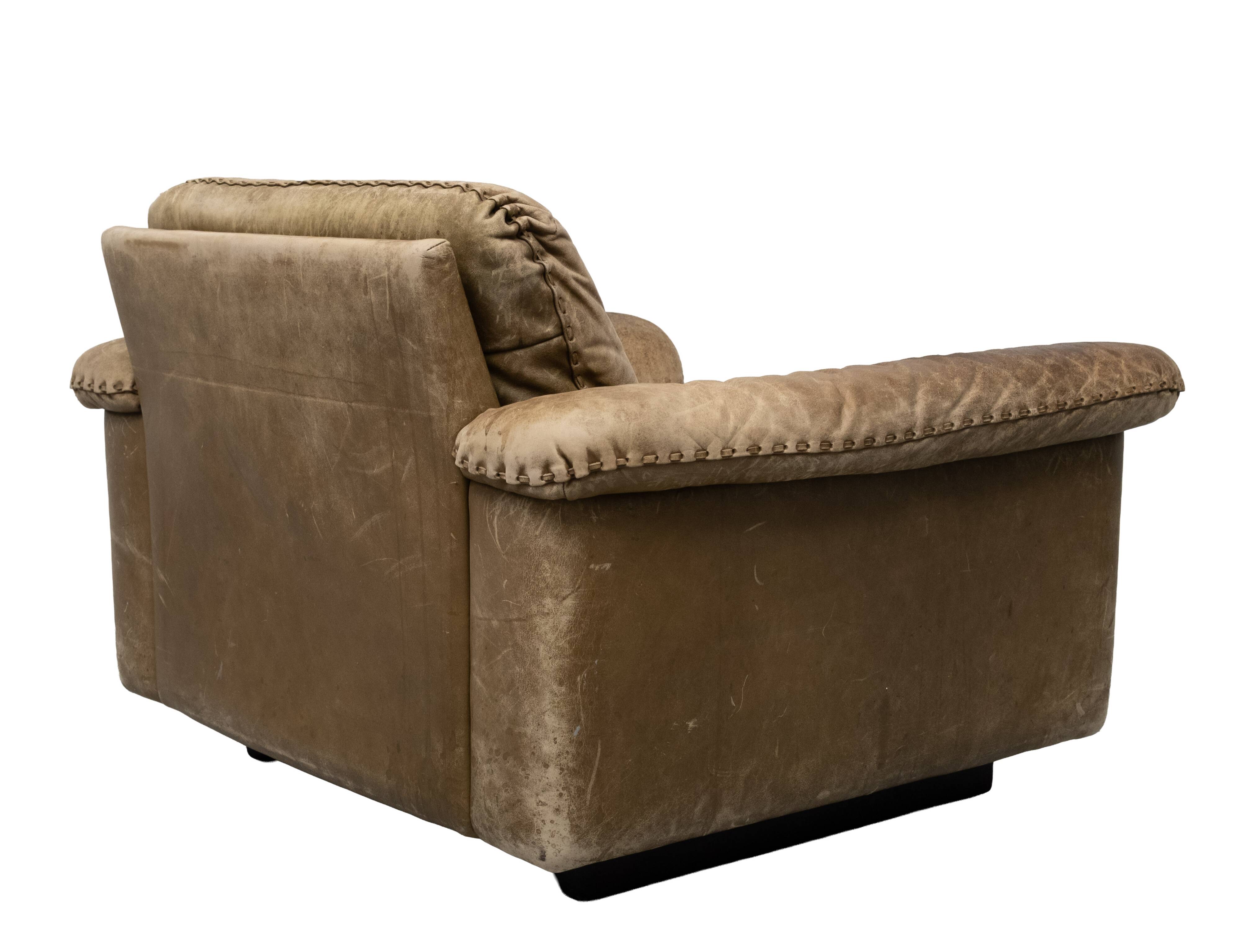 De Sede DS 31 Superb patinated Arm Chair 1970s