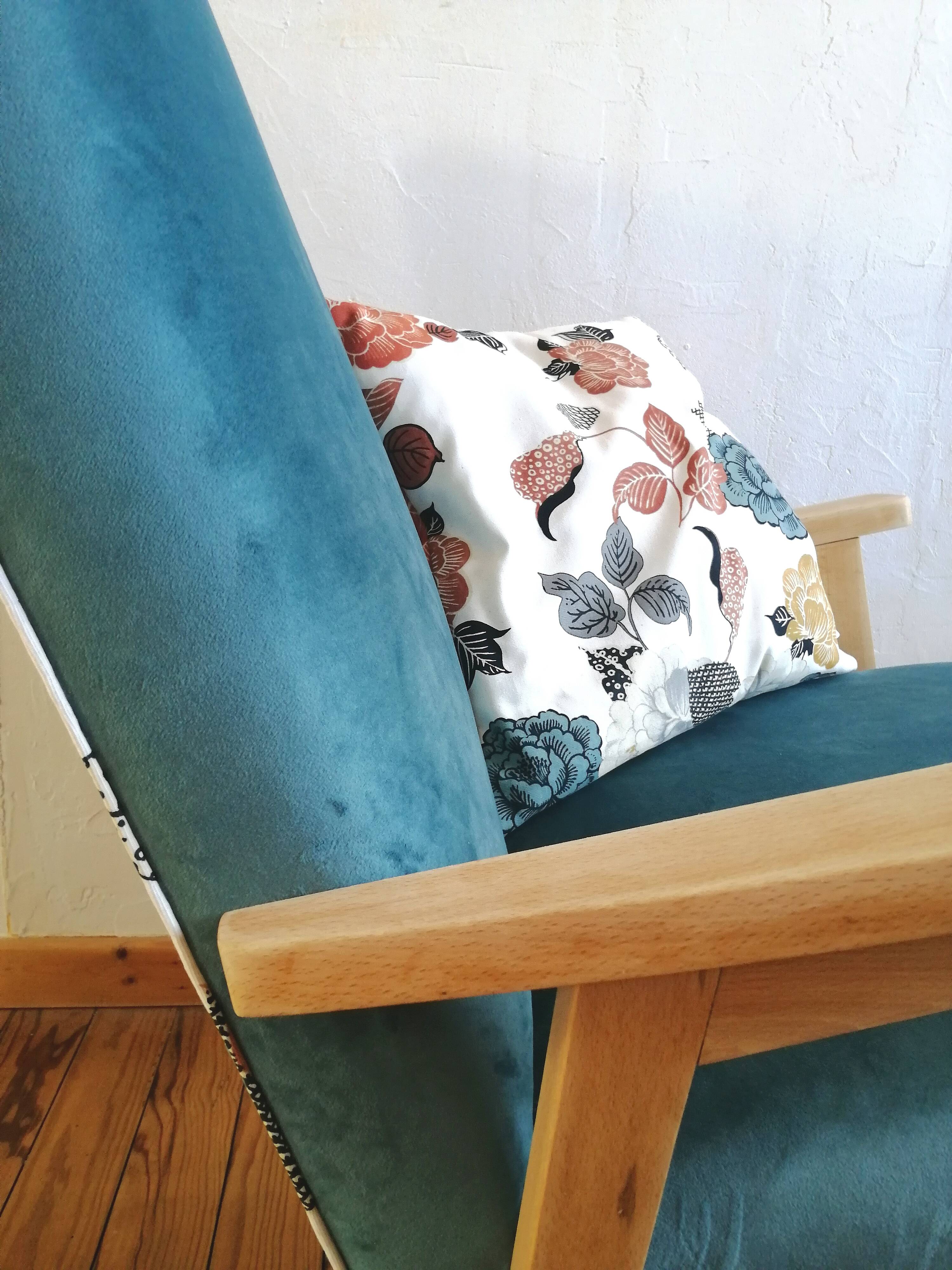 Renovated Scandinavian armchair