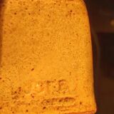 Bernard Rooke vintage sandstone brutalist lamp