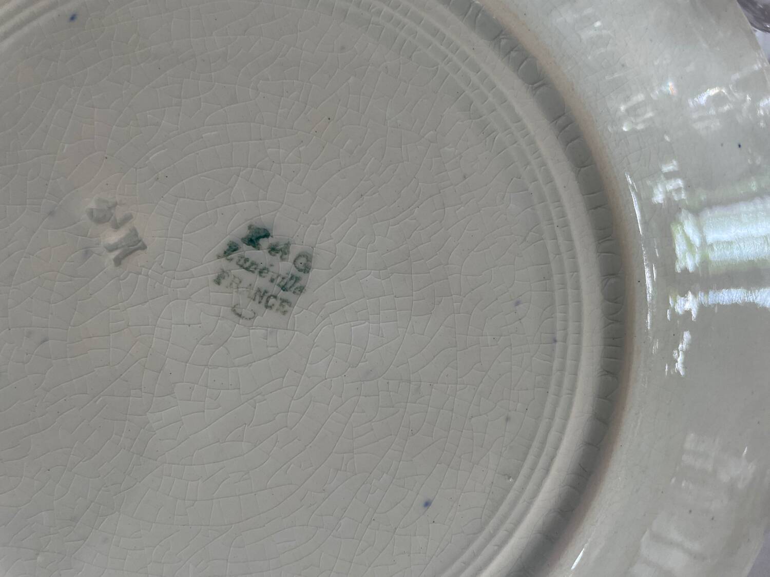 4 Luneville flat plates dating from 1890