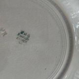 4 Assiettes plates  Luneville datant de 1890