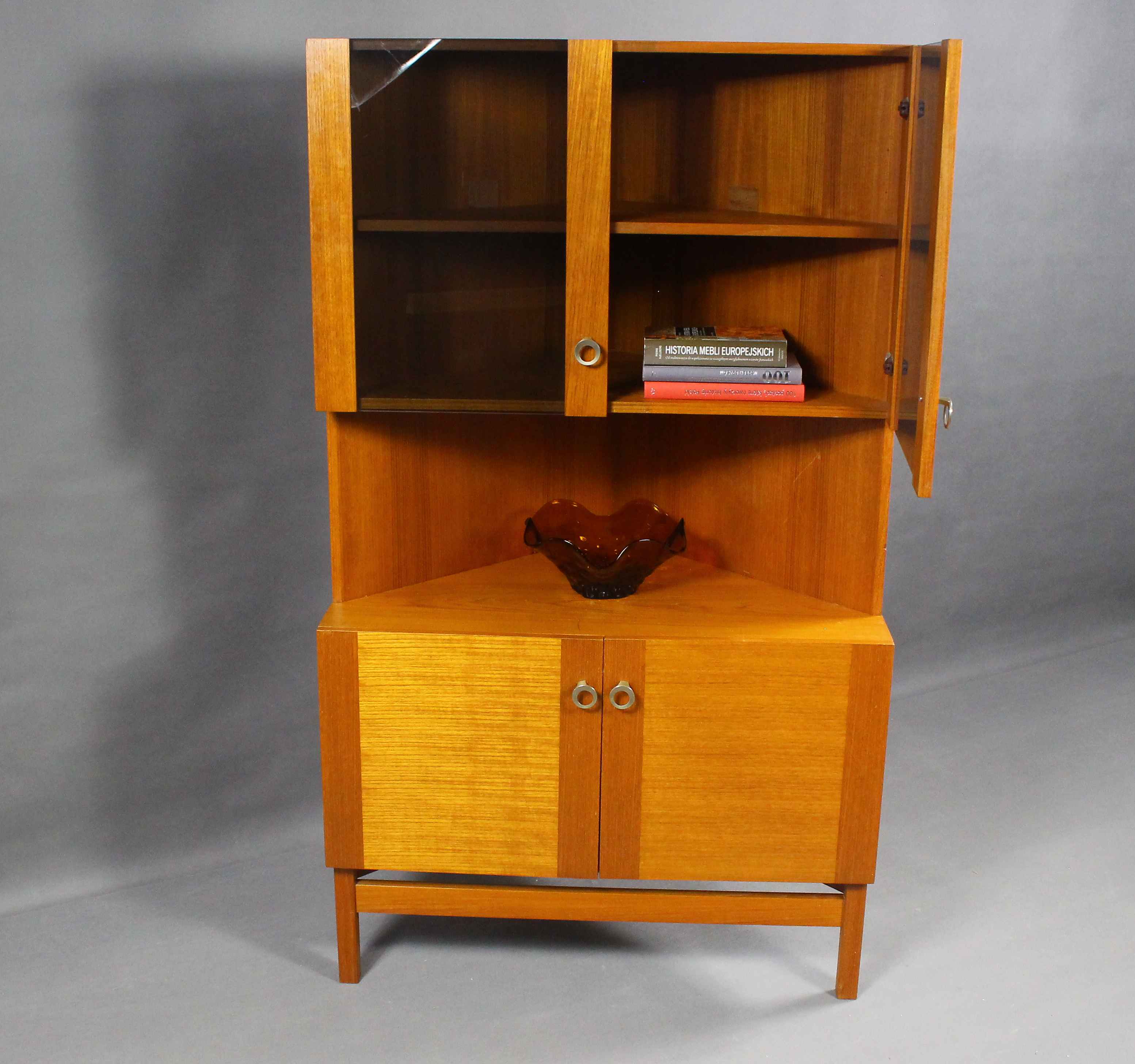 Vintage corner cabinet  in teak by P.Rimme's, 1960