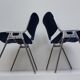 Chaise Castelli bleues de 1967