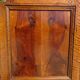 Antique solid walnut cabinet, Louis XV style