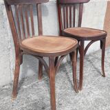 Baumann bistro chairs, 1950s. (Set of 2)