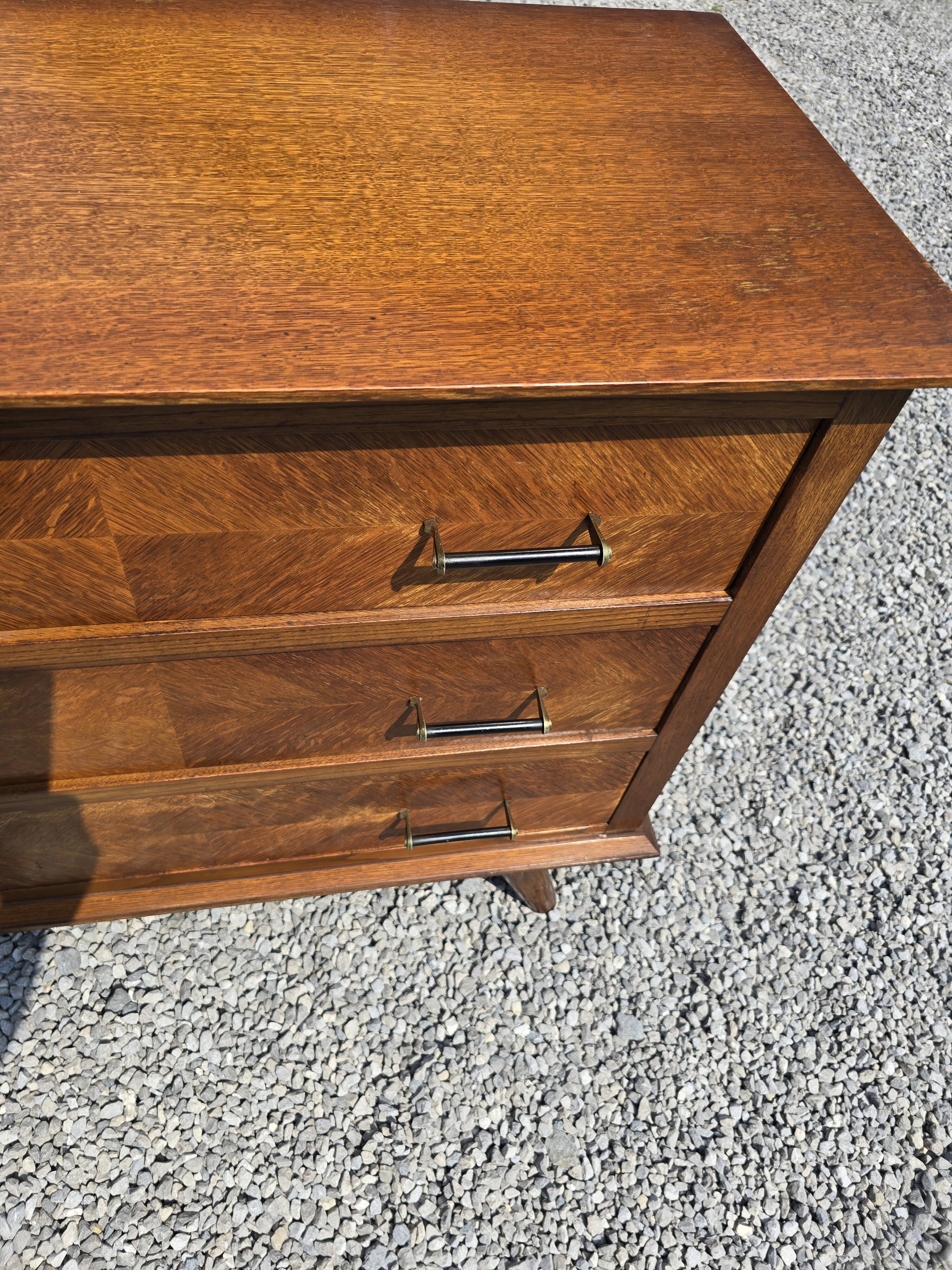 Commode vintage en chêne des années 60