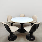 Space age Orbit dining set Markus Farner & Walter Grunder Herman Miller