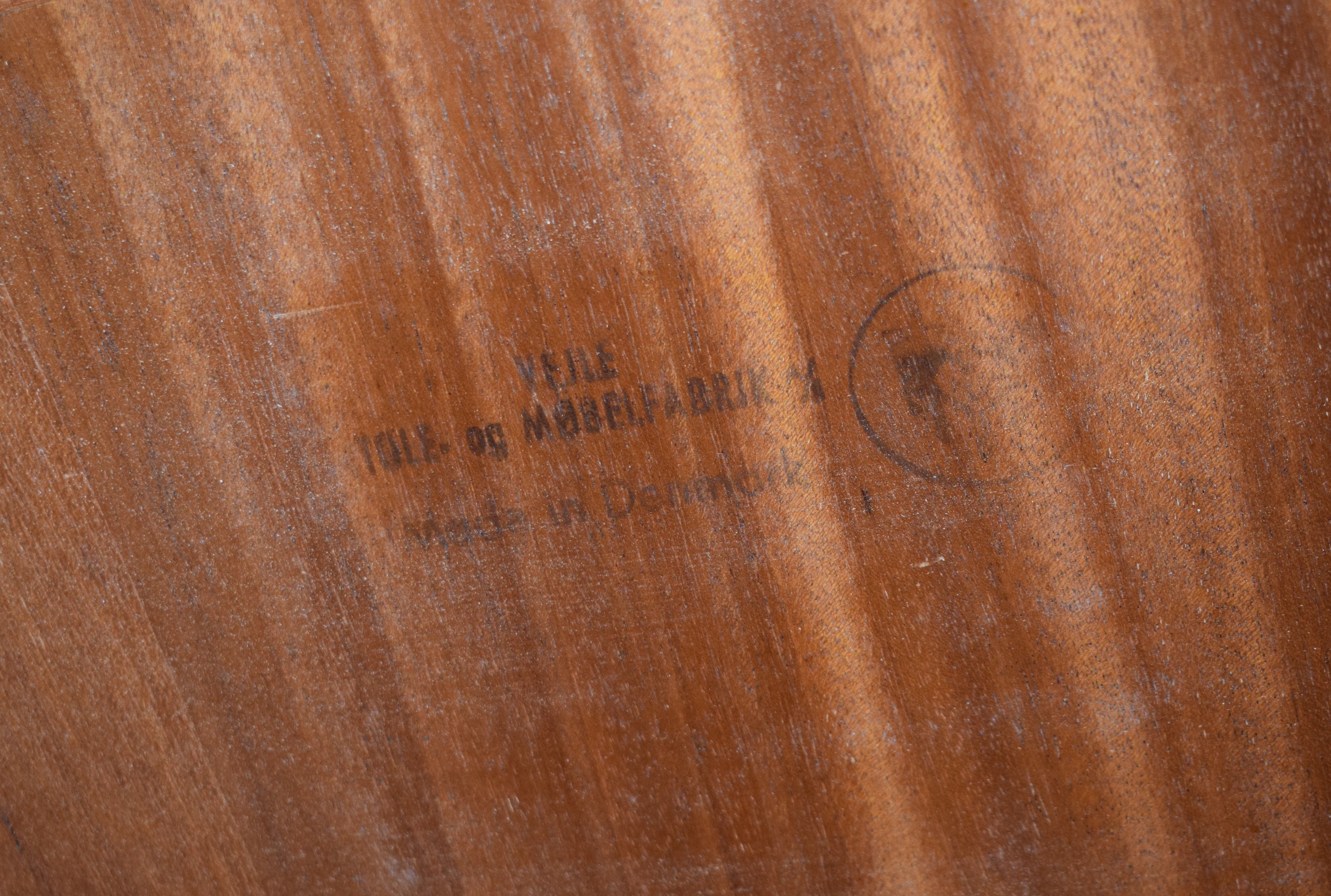 Teak extendable dining table by Henning Kjærnulf for Vejle Mobelfabrik, 1960s