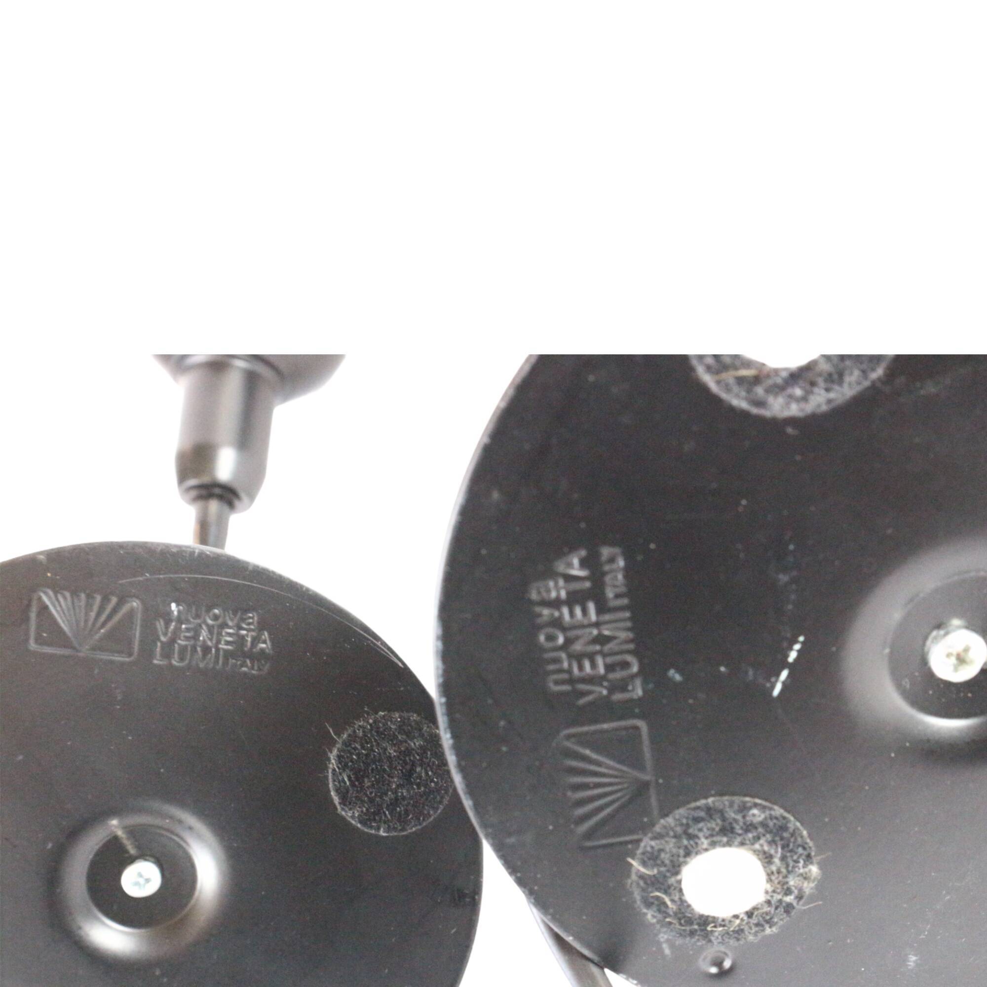 Pair of vintage adjustable bedside lamps, Veneta Lumi