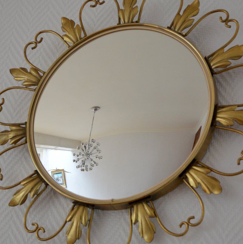 Witch's eye mirror 1950 - 46x46cm