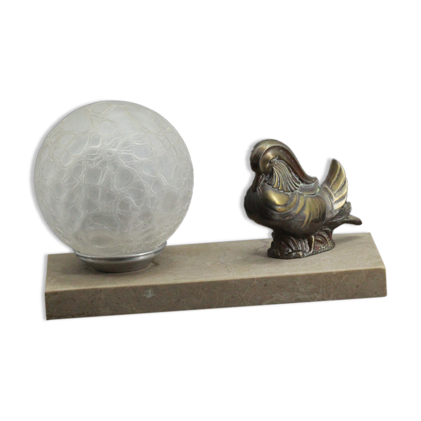 Bird lamp art deco