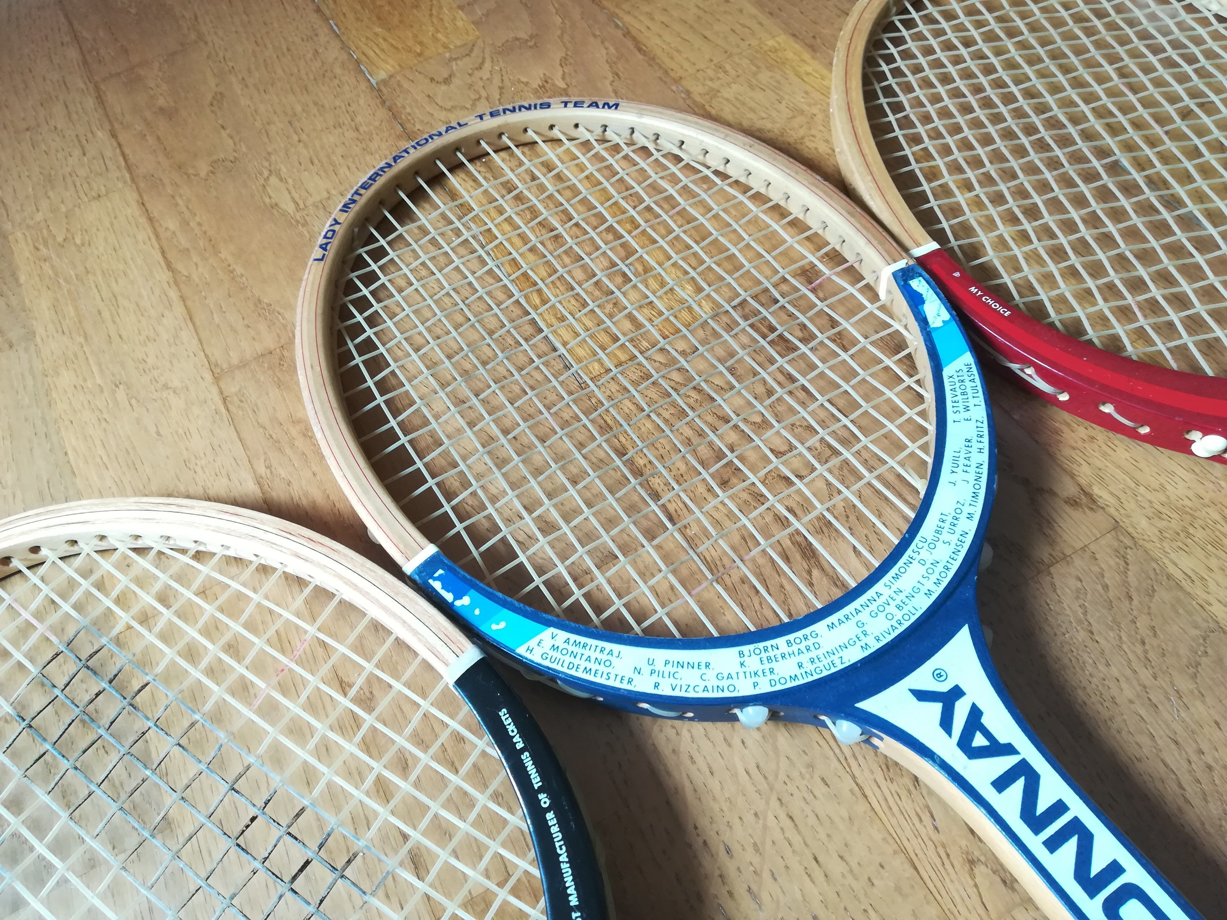 Lot de 4 raquettes de tennis Donnay