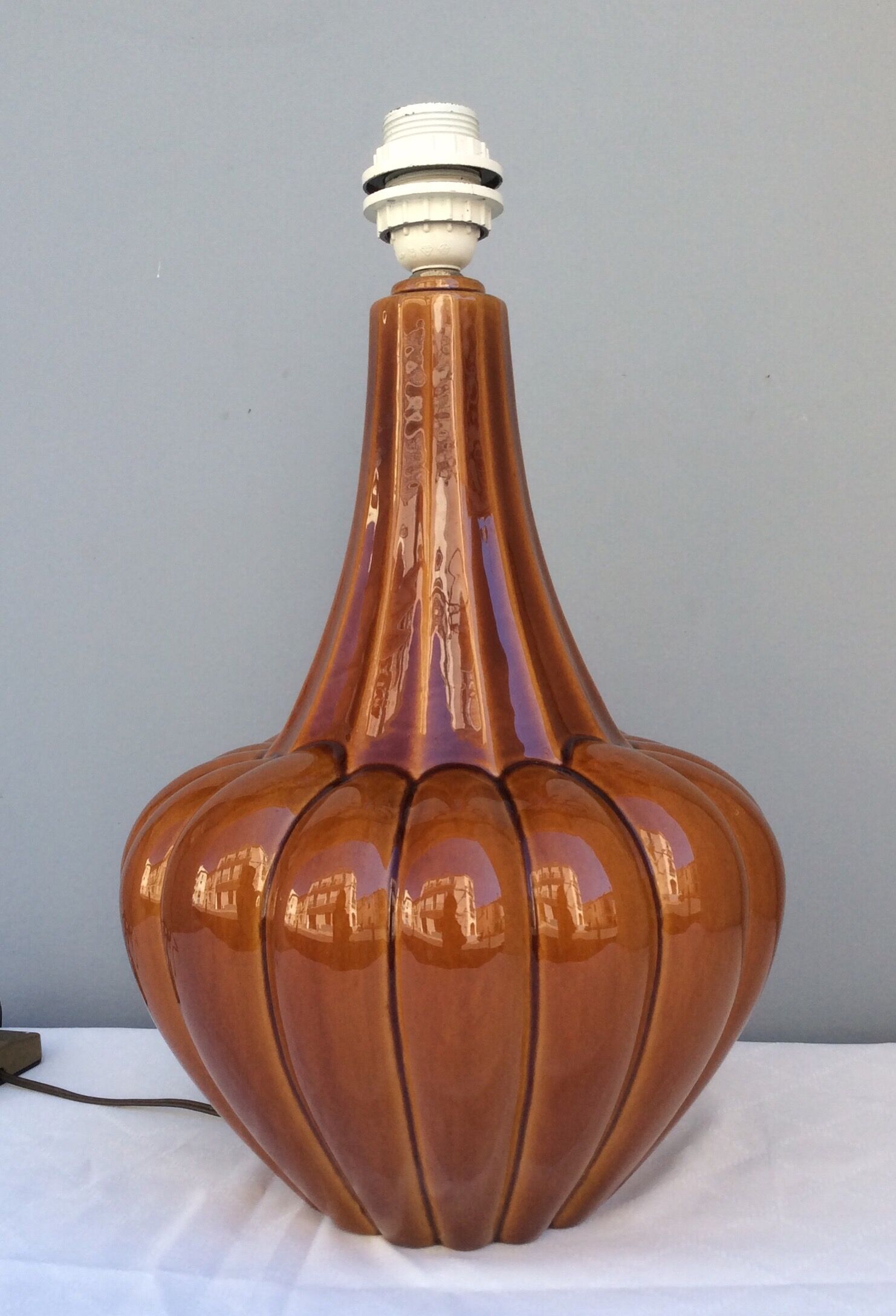 Ceramic lamp foot, 60s