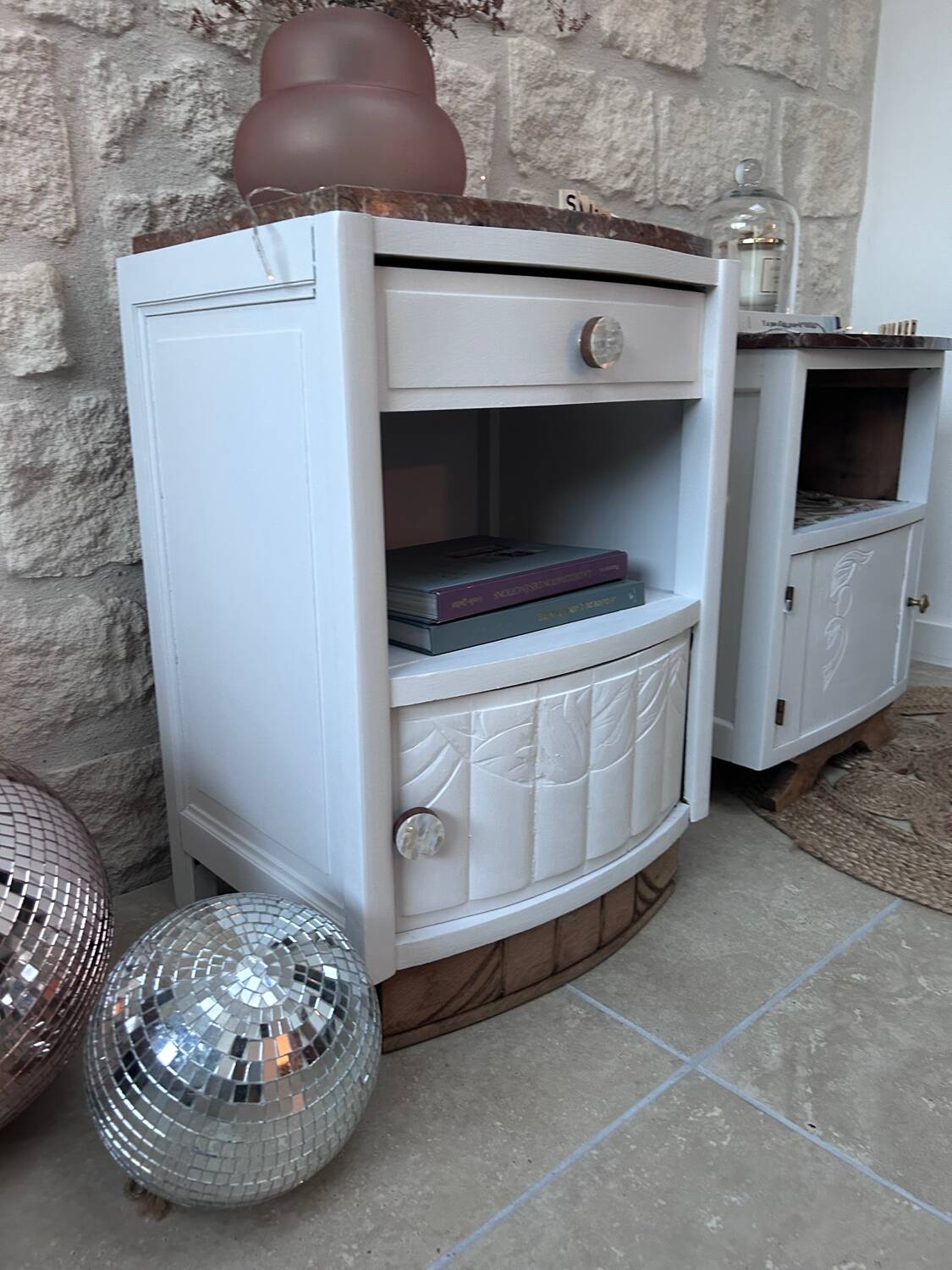 Art Deco bedside table