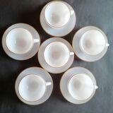 6 cups arcopal white opaline