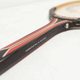 1970 Spalding black and red wooden tennis racket