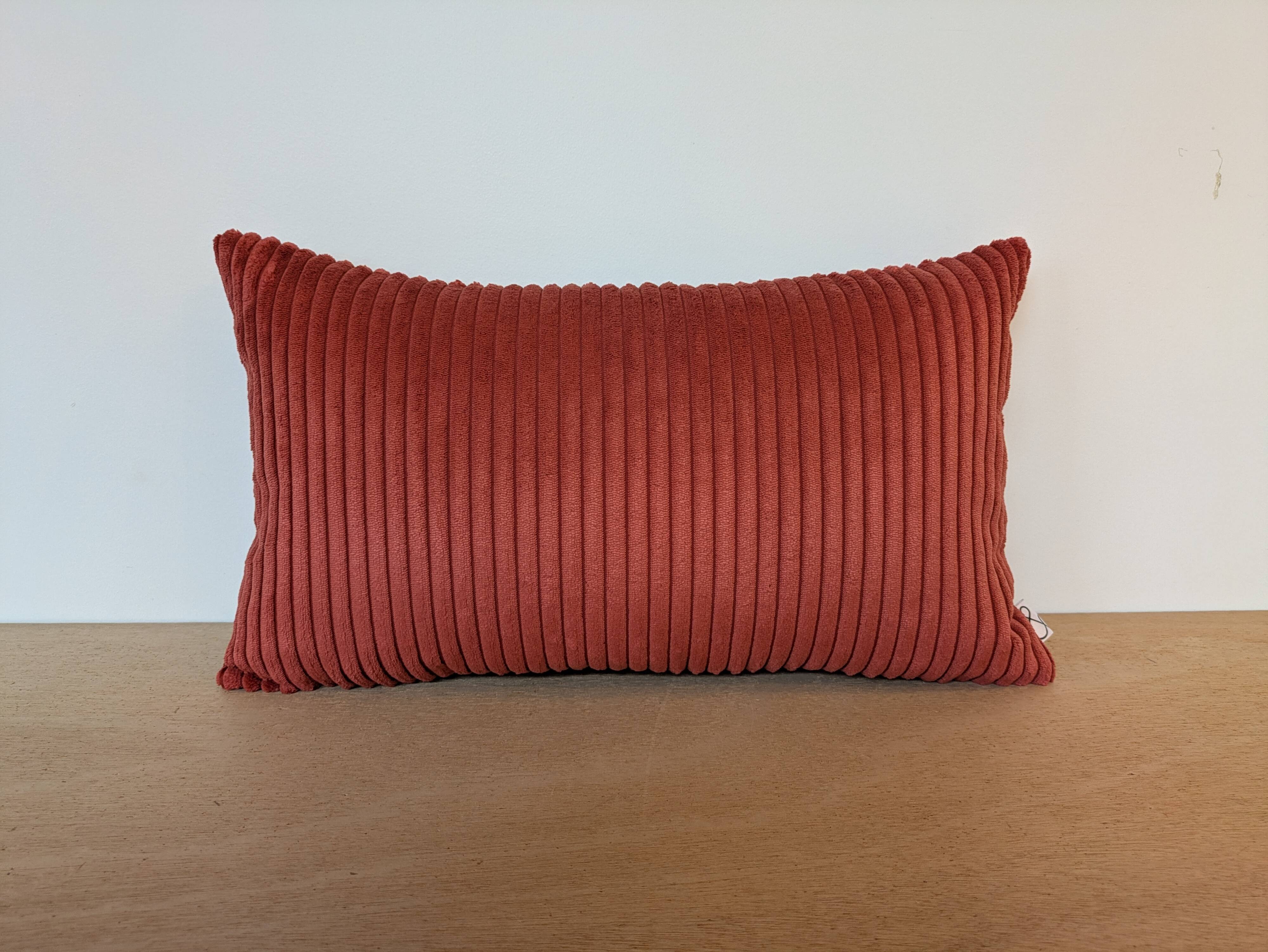 Corduroy cushion