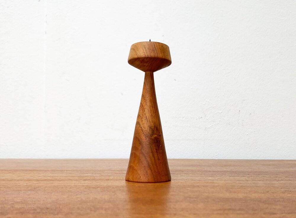 Danish Teak Candle Holder from the Mid-Century, 1960s