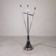 Standing chrome lamp in Art Deco style, Jules Dewaele Brussels, 1950