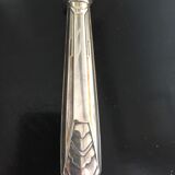 Art Deco dessert service covers in silver metal
