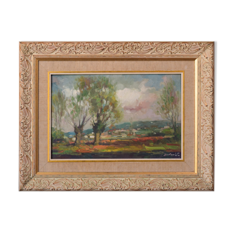 Antonio bernal paysage impressionniste