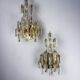 Pair of Oscar Torlasco, Murano glass, Italy, 1970s