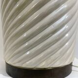 Mid-Century Modern Ceramic Table Lamp by Tommaso Barbi, 1970s, Italy