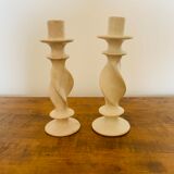 Pair of candle holders