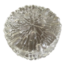 Globe motifs bullés pour plafonnier en verre transparent