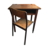 Schoolboy desk and his chair