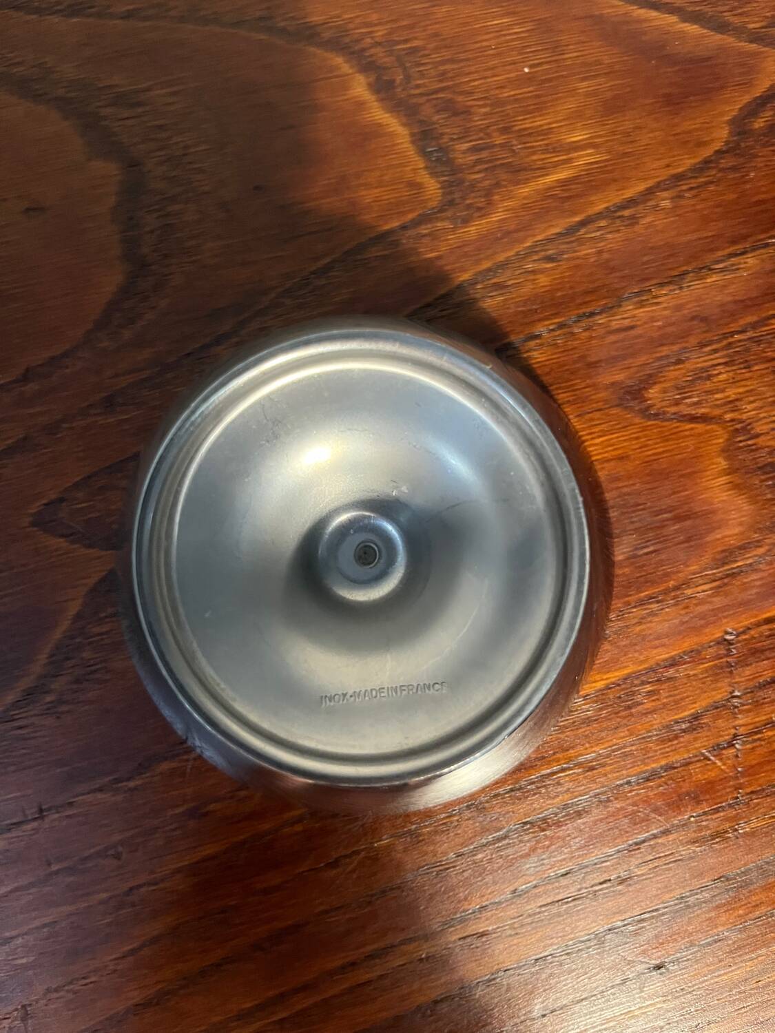 France stainless steel sorbet ice cream cup with mini fork