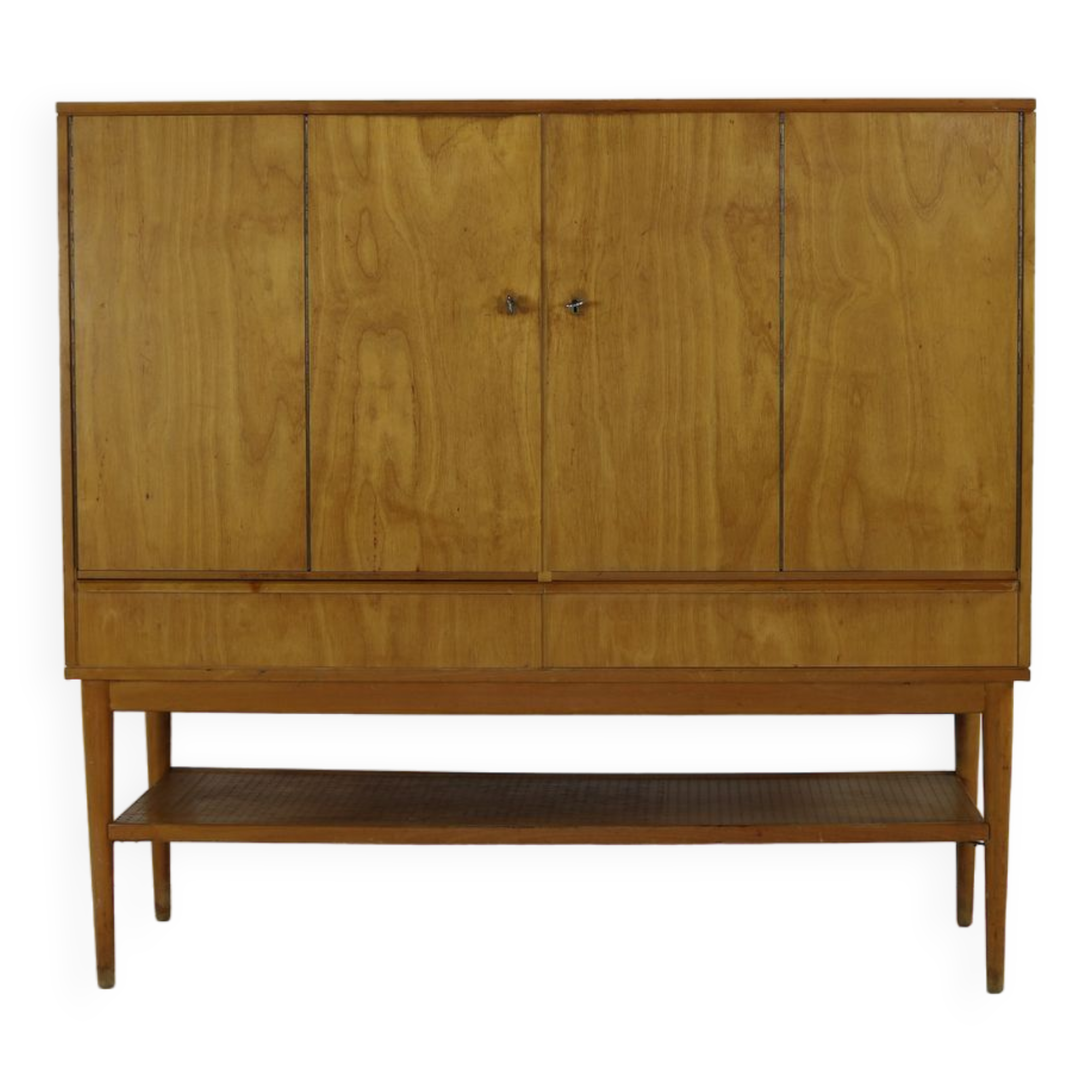 Dutch design birchwood cupboard cabinet for UMS Pastoe by Cees Braakman