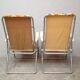 Pair of kettler vintage folding chairs 70's