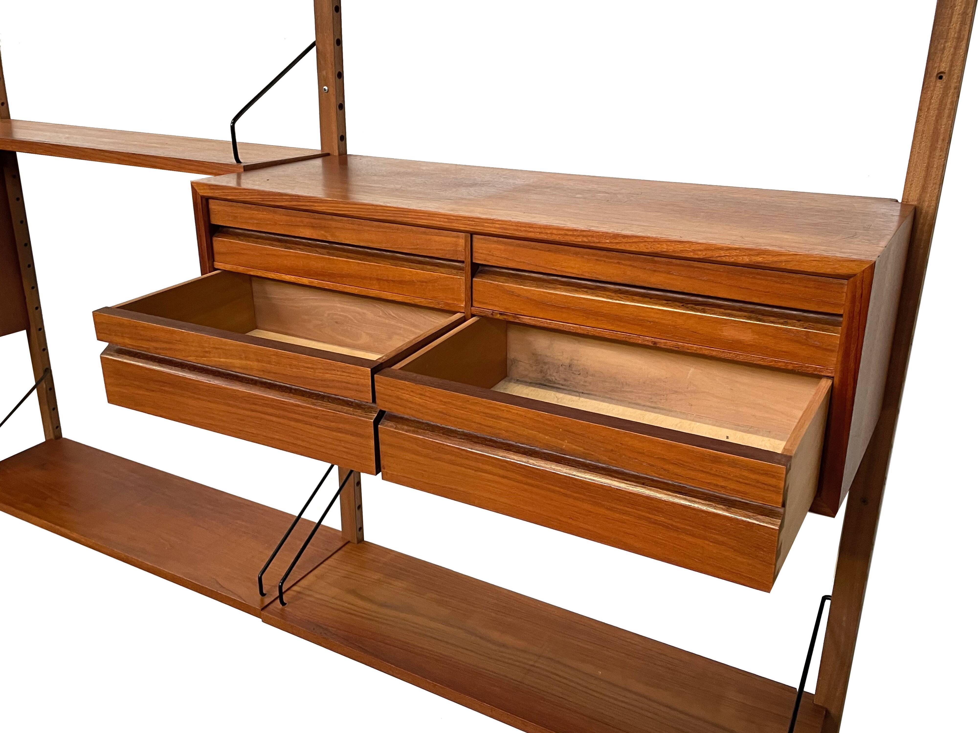 Vintage Poul Cadovius Royal System wall system wall unit