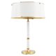 Lampe de bureau Borens modèle 8423 en laque blanche, Suède, 1970
