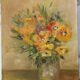 Oil painting on canvas Bouquet of flowers