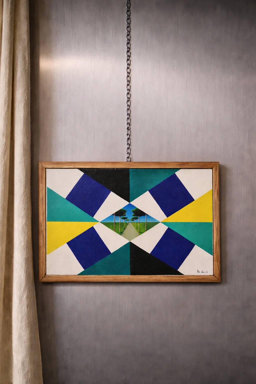 "Composition with Landscape" by Afolfo de Turris