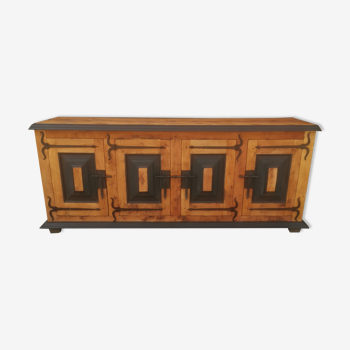 Solid wood sideboard