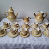 Coffee service for 10 people Longchamp 23 pieces 70s