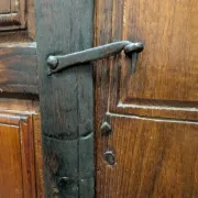 Antique solid oak furniture – Rustic pantry from the pre-17th century