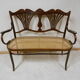 Fischel art nouveau bench in bentwood